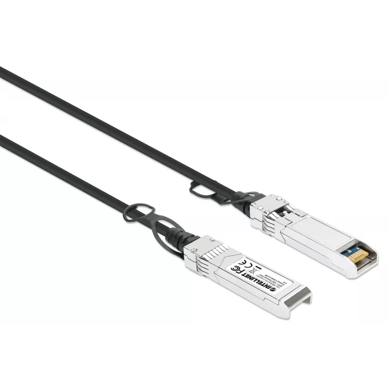 Intellinet 0,5 m 10G SFP+ pasyvus tiesioginio prijungimo varinis Twinax kabelis 30AWG suderinamas su HP 487649-B21