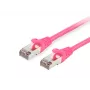 Tinklo kabelis Equip Cat.6 S/FTP Patch Cord RJ-45 25 m Rožinis