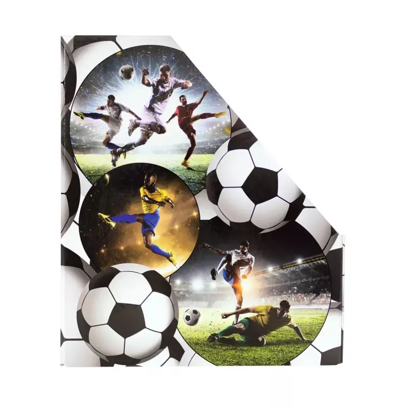 Stovas žurnalams Herma A4 Football 19716, tvirtos konstrukcijos, futbolo tema