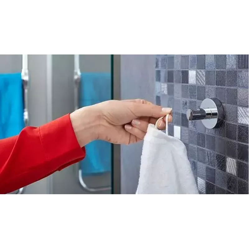 Kabliukas rankšluosčiams TESA 59342 Vidaus chromuotas 3 vnt.
