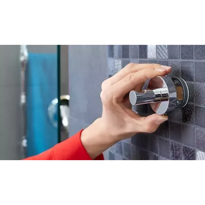 Kabliukas rankšluosčiams TESA 59342 Vidaus chromuotas 3 vnt.