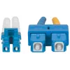 Intellinet Fiber Optic Patch Cable, OS2, LC/SC, 2m, Geltona, Duplex, Vienmodis, 9/125 µm, LSZH, Skaidulinis, Viso gyvenimo garantija