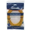 Intellinet Fiber Optic Patch Cable, OS2, LC/SC, 2m, Geltona, Duplex, Vienmodis, 9/125 µm, LSZH, Skaidulinis, Viso gyvenimo garantija