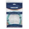 Intellinet Fiber Optic Patch Cable OM3 LC/SC 1m Aqua Duplex Multimode 50/125 µm LSZH