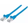 Intellinet tinklo jungiamasis kabelis, Cat7 kabelis/Cat6A kištukai, 10 m, mėlynas, varis, S/FTP, LSOH/LSZH, PVC, RJ45, paauksuoti kontaktai, be užkablių, su apsauginiu gaubteliu, viso gyvenimo garantija