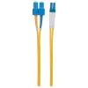 Intellinet Fiber Optic Patch Cable OS2, LC/SC, 3m, geltona, dupleksas, vienmodis, 9/125 µm, LSZH, viso gyvenimo garantija