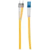 Intellinet Fiber Optic Patch Cable OS2 LC/ST 2m Duplex Single-Mode 9/125 µm LSZH geltona