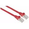 Intellinet tinklo jungiamasis kabelis, Cat6A, 5 m, raudonas, varinis, S/FTP, LSOH / LSZH, PVC, RJ45, auksuoti kontaktai, be užkabinimo, su apsauginiu gaubteliu, viso gyvenimo garantija