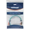 Intellinet Fiber Optic Patch Cable OM3 SC/SC 2m Aqua Duplex Multimode 50/125 µm LSZH