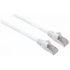 Intellinet tinklo jungiamasis kabelis, Cat7 kabelis/Cat6A kištukai, 15 m, baltas, varis, S/FTP, LSOH / LSZH, PVC, RJ45, paauksuoti kontaktai, be užkabinimo, su apsauginiu gaubtu, viso gyvenimo garantija