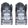 Intellinet Network Patch Cable, Cat6, 15m, juoda, varis, S/FTP, LSOH / LSZH, PVC, RJ45, auksuoti kontaktai, apsaugotas nuo užkliuvimo, su gaubtuku, viso gyvenimo garantija