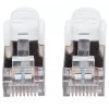 Intellinet tinklo jungiamasis kabelis, Cat6, 5m, baltas, varinis, S/FTP, LSOH / LSZH, RJ45, paauksuoti kontaktai, be užkabliukų, su apsauginiu gaubteliu, viso gyvenimo garantija