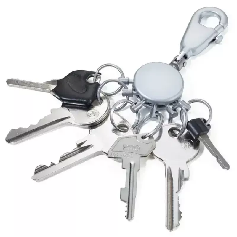 Raktų pakabukas TROIKA KYR60/MC sidabrinis metalinis 25 mm