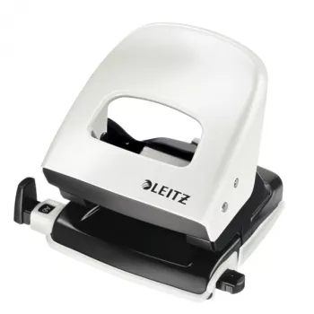 Leitz WOW 5008 metalinis 2-ių skylių perforatorius, 30 lapų, baltas