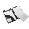 Durable 2332-01 A4 PVC segtuvas su segtuku, juodas