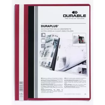 Viršelis dokumentams Durable DURAPLUS 2579-03 Raudonas