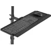 Multimedijos vežimėlis Equip 17 inch–32 inch vieno monitoriaus mobili darbo stotis