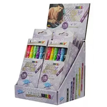 Marker WEDO 252 700699 6 vnt. Juoda Mėlyna Žalia Violetinė Raudona Geltona
