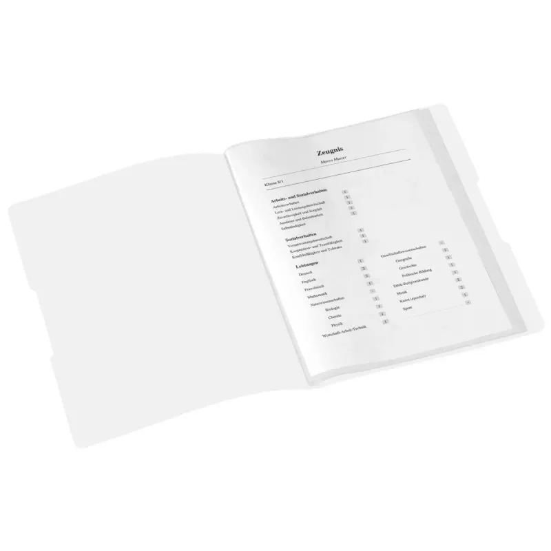 Segtuvas dokumentams Herlitz Zeugnisse polipropilenas (PP) baltas A4