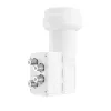 Hama 00205377 Quad-LNB su 4 išėjimais, 0,3 dB triukšmo koeficientas, baltas