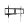 Fiksuotas plonas TV sieninis laikiklis EQUIP 43–95 col., VESA 200×200–800×400, maks. 75 kg, juodas