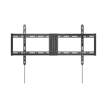 Fiksuotas plonas TV sieninis laikiklis EQUIP 43–95 col., VESA 200×200–800×400, maks. 75 kg, juodas