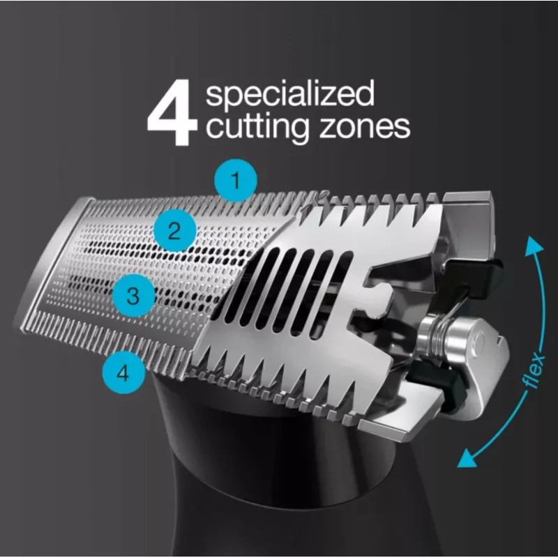 Braun XT5100 plaukų kirpimo mašinėlė / skutimosi aparatas, juoda, sidabrinė