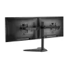 Equip 17-32 colių ekonominis dviejų monitorių stalviršinis stovas