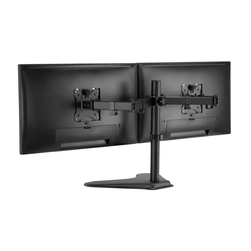 Equip 17-32 colių ekonominis dviejų monitorių stalviršinis stovas