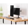 Equip 17-32 colių ekonominis dviejų monitorių stalviršinis stovas