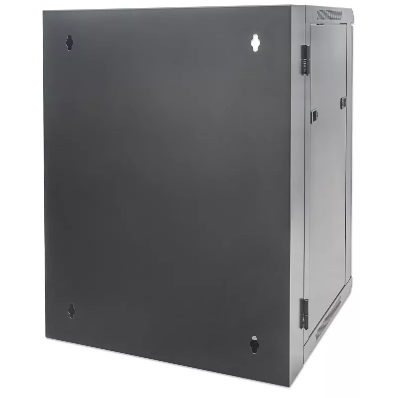 Intellinet 19 colių tinklo spinta - montuojama ant sienos (dviguba sekcija, išsukama), 15U, 550 mm gylio, juoda, surinkta, maks. 30 kg