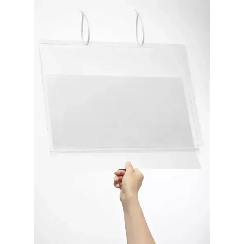 Durable 502819 A3 dokumentų laikiklis, skaidrus, plastikinis, 5 vnt. pakuotėje