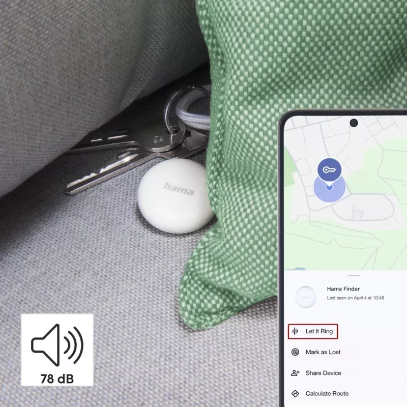 Hama 00185825 GPS sekiklis/radimo įrenginys Baltas