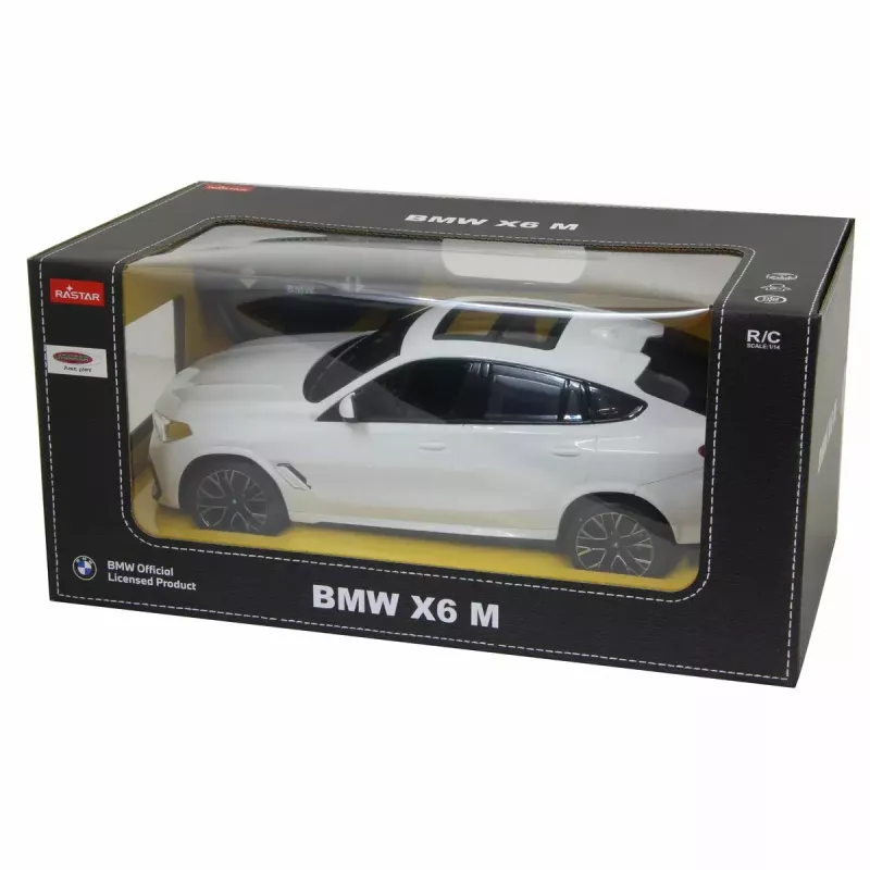 Radijo bangomis valdomas automobilis Jamara BMW X6 M 1:14 elektrinis, nuo 6 metų