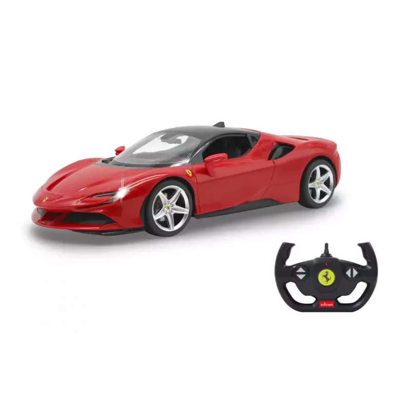 Radijo bangomis valdomas sportinis automobilis Jamara Ferrari SF90 Stradale 1:14