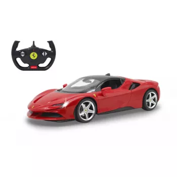 Radijo bangomis valdomas sportinis automobilis Jamara Ferrari SF90 Stradale 1:14