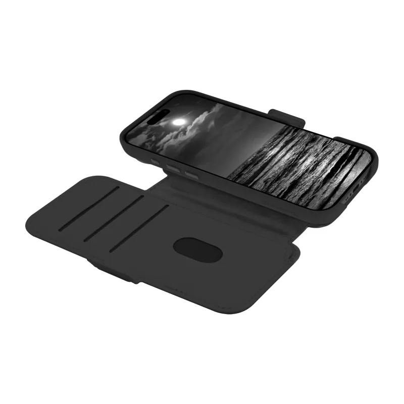 dbramante1928 Lynge MS ICON odinis dėklas telefonui Folio Black
