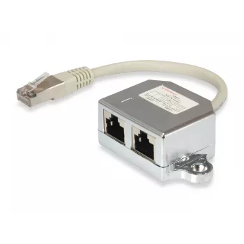 2 prievadų Cat.5e RJ45 skirstytuvas Equip 127608