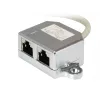 2 prievadų Cat.5e RJ45 skirstytuvas Equip 127608, sidabrinis