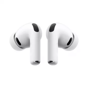 Ausinės Apple AirPods Pro (3 kartos) — Belaidės į ausis, H2 lustas, IP57, USB‑C įkrovimo dėklas, ANC, Skaidrumo režimas