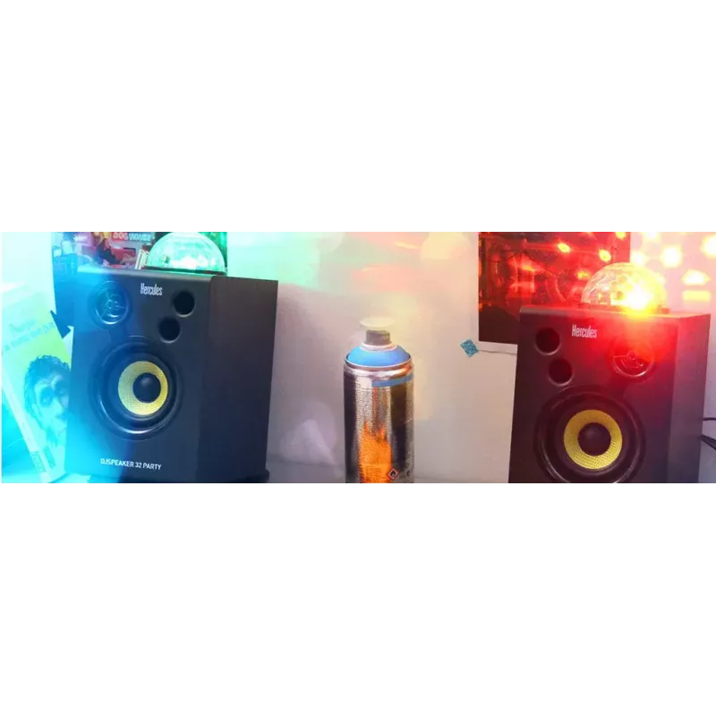 Hercules DJ Speaker 32 Party Black laidinis 30 W