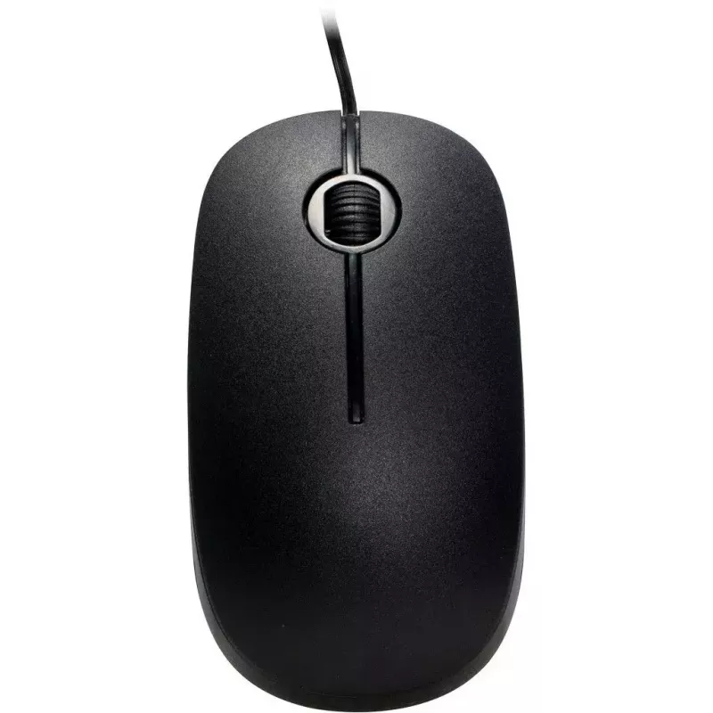 Klaviatūra Inter-Tech NK-1000EC su pele, biuro USB, QWERTY, juoda