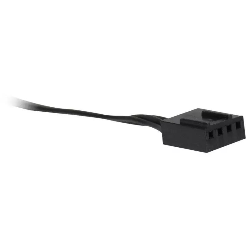 Ventiliatorius Inter-Tech RS-041 RGB 12 cm juodas