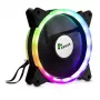 Ventiliatorius Inter-Tech RS-041 RGB 12 cm juodas