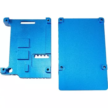 Dėklas Inter-Tech 88887360 Raspberry Pi 86x56x23 mm mėlynas