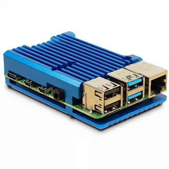 Dėklas Inter-Tech 88887360 Raspberry Pi 86x56x23 mm mėlynas