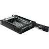 Inter-Tech ST-2523 Black – karštai keičiamas dviejų 2,5 inch diskų korpusas 3,5 inch lizdui