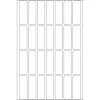 Universalių etikečių rinkinys HERMA 13x40 mm balta, nuimamos, matinis popierius, 896 vnt.