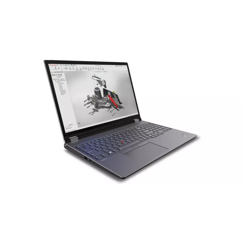 Lenovo ThinkPad P16 Gen 2 nešiojama darbo stotis, 16 inch WQXGA, i7-14700HX, 32GB DDR5, 1TB SSD, NVIDIA RTX 2000 Ada, Wi-Fi 6E, Windows 11 Pro, pilka/juoda