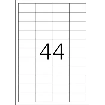 Lipnūs etikečių lapai HERMA Labels Premium A4 48,3x25,4 mm